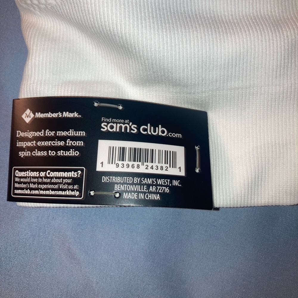 Seamless White Sports Bra - Picture 5 of 5